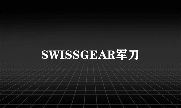 SWISSGEAR军刀