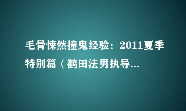 毛骨悚然撞鬼经验：2011夏季特别篇（鹤田法男执导的一部影片）