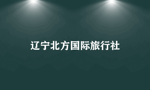 辽宁北方国际旅行社