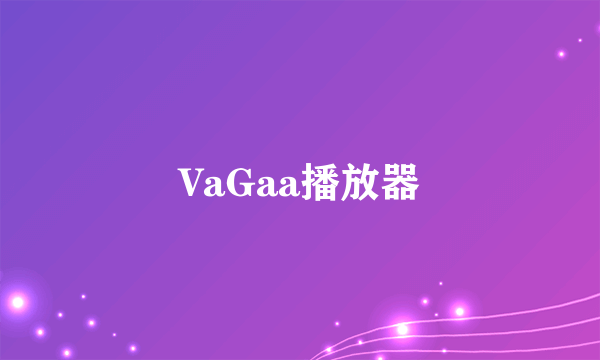 VaGaa播放器