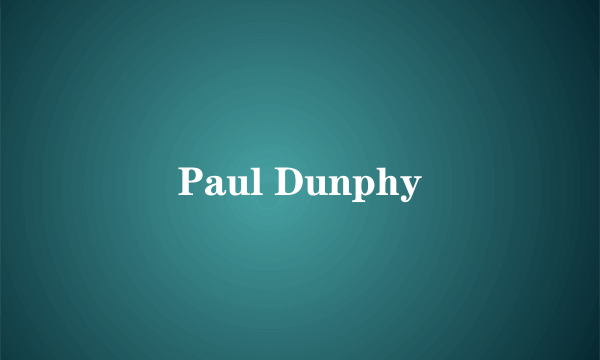 Paul Dunphy