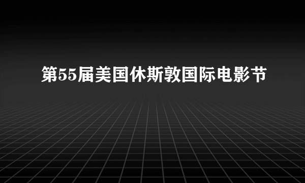 第55届美国休斯敦国际电影节