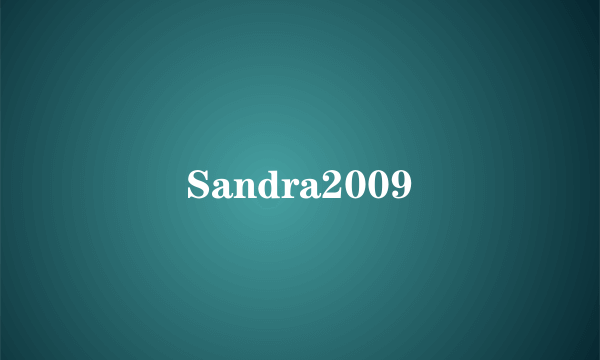 Sandra2009