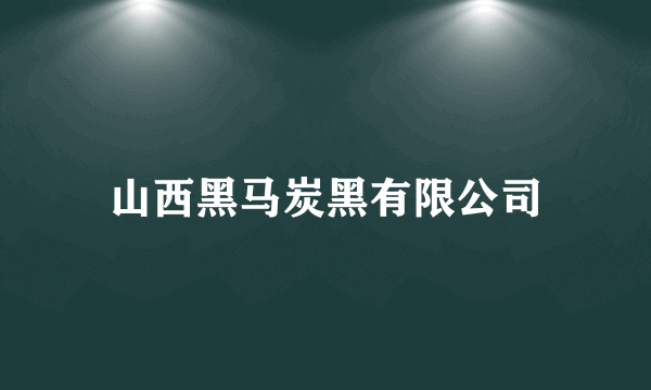 山西黑马炭黑有限公司