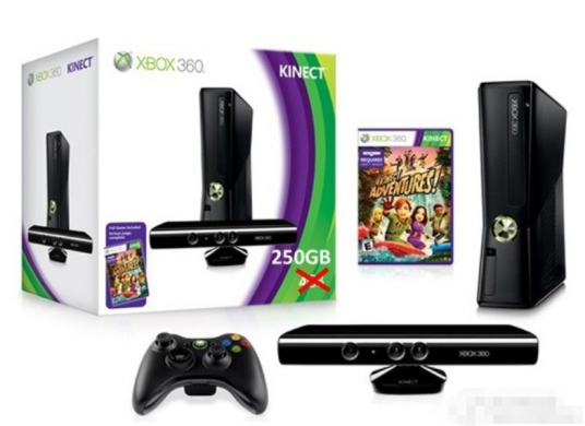 微软Xbox360 slim Kinect套装(1TB)