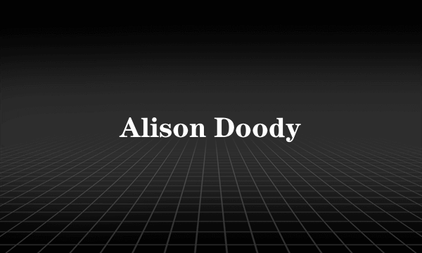 Alison Doody