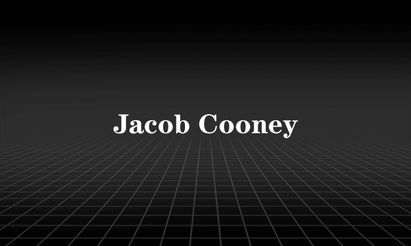 Jacob Cooney