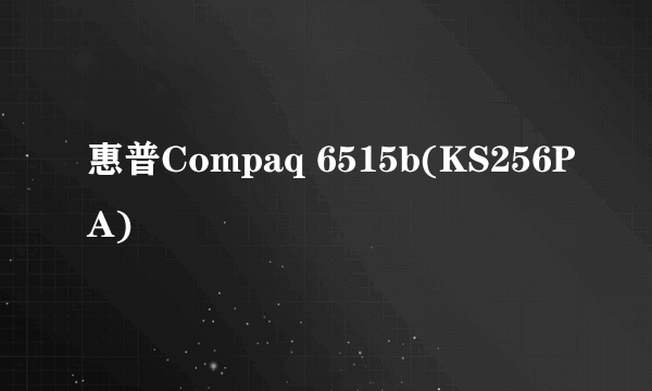 惠普Compaq 6515b(KS256PA)