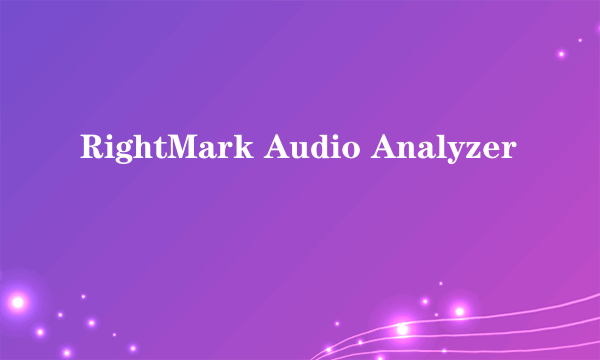 RightMark Audio Analyzer