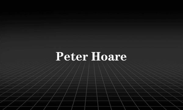 Peter Hoare