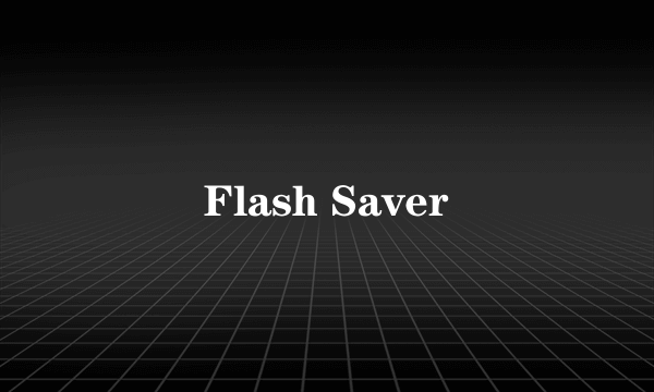 Flash Saver