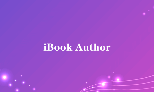 iBook Author