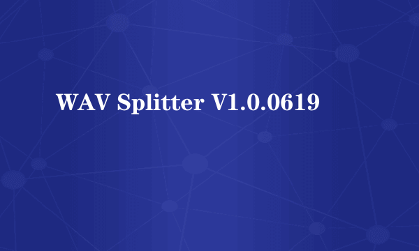 WAV Splitter V1.0.0619