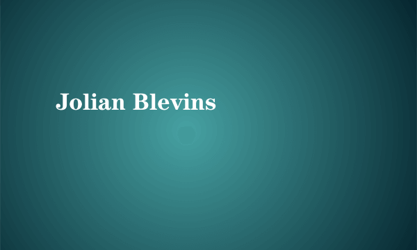 Jolian Blevins