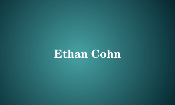 Ethan Cohn