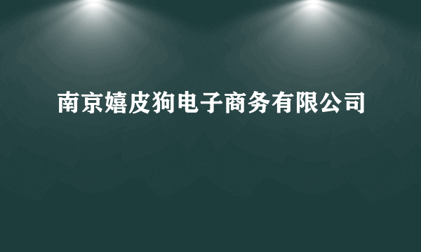 南京嬉皮狗电子商务有限公司