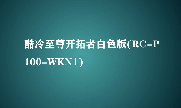 酷冷至尊开拓者白色版(RC-P100-WKN1)