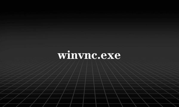 winvnc.exe