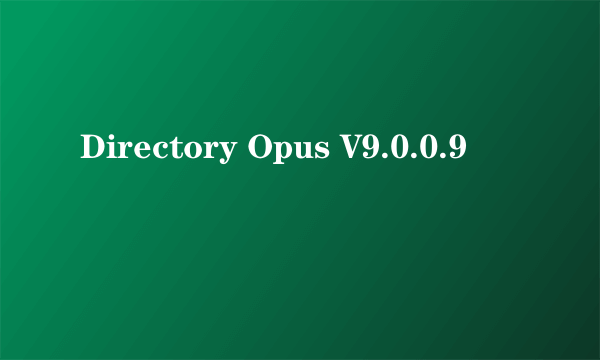 Directory Opus V9.0.0.9