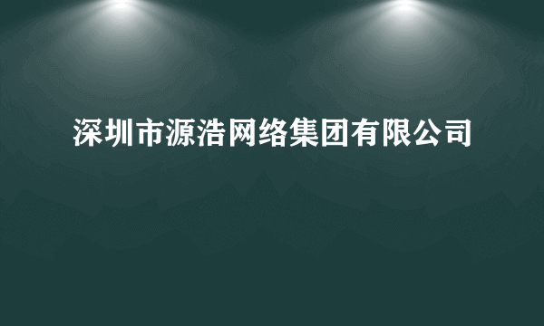 深圳市源浩网络集团有限公司