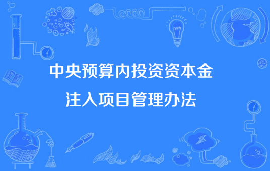 中央预算内投资资本金注入项目管理办法