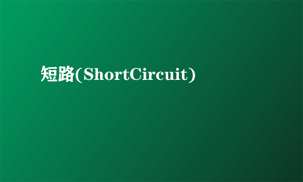 短路(ShortCircuit)