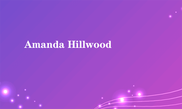 Amanda Hillwood