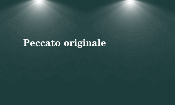 Peccato originale