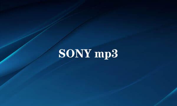 SONY mp3