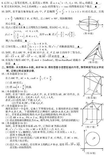 2019年江苏高考数学平均分多少