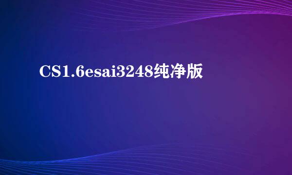 CS1.6esai3248纯净版