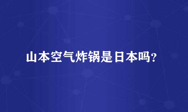 山本空气炸锅是日本吗？