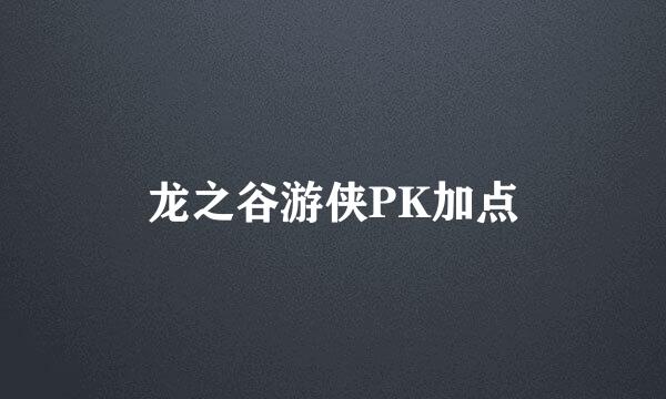 龙之谷游侠PK加点