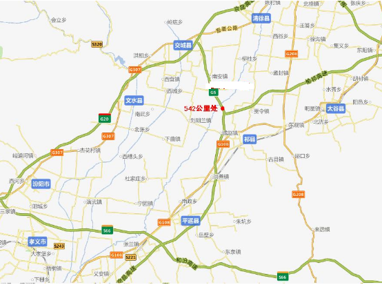 京昆高速542公里在什么位置示意图