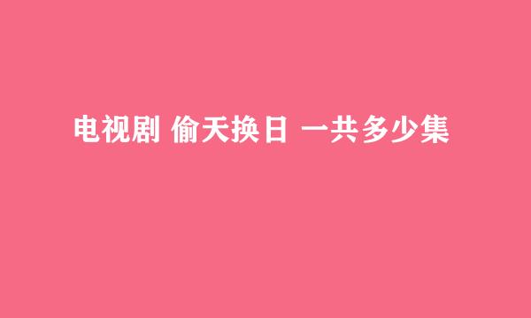 电视剧 偷天换日 一共多少集