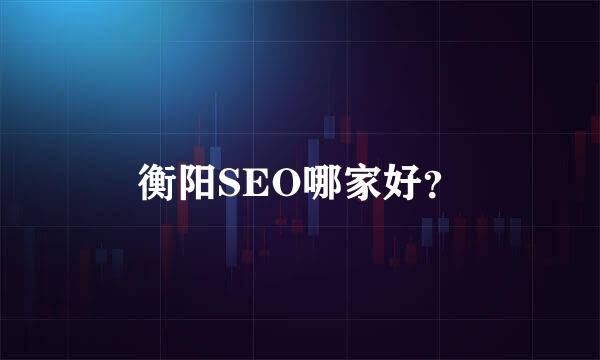 衡阳SEO哪家好？