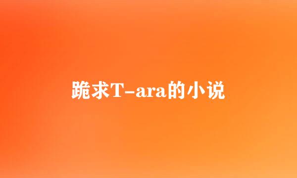 跪求T-ara的小说