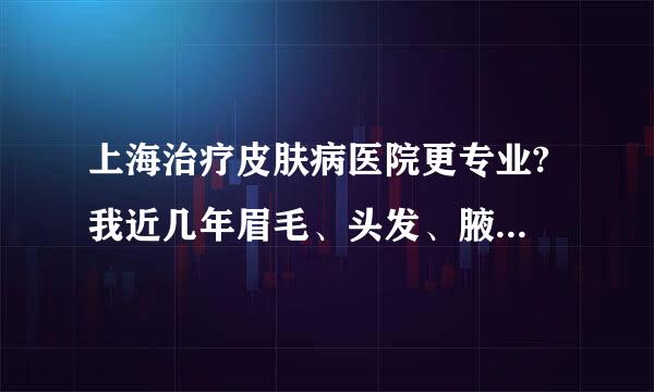 上海治疗皮肤病医院更专业? 我近几年眉毛、头发、腋毛都掉了很多，腋毛基本没有了