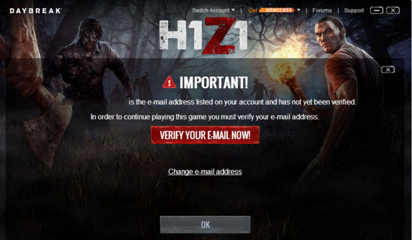 《h1z1》出现important错误怎么办