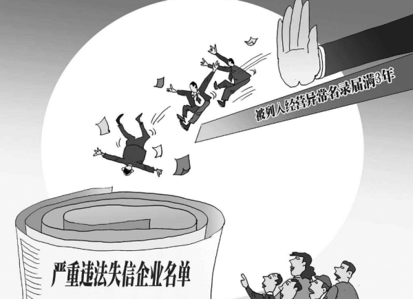 该企业已列入经营异常名录怎么回事