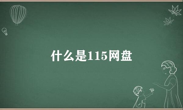 什么是115网盘