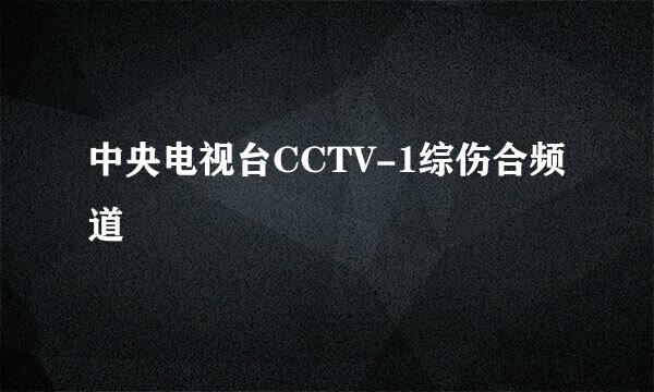 中央电视台CCTV-1综伤合频道