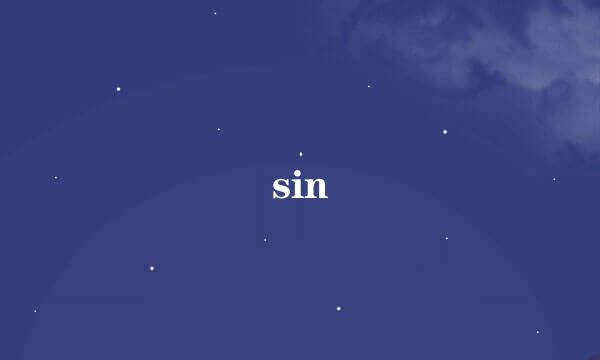 sin