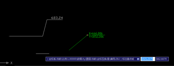 cad2007 如何标注坐标。