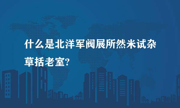 什么是北洋军阀展所然米试杂草括老室?