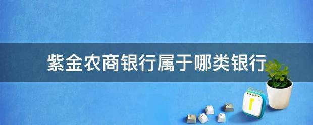 紫金农商银行属于哪类银行