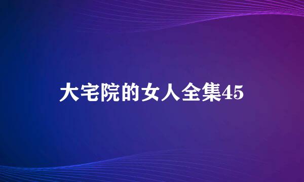 大宅院的女人全集45