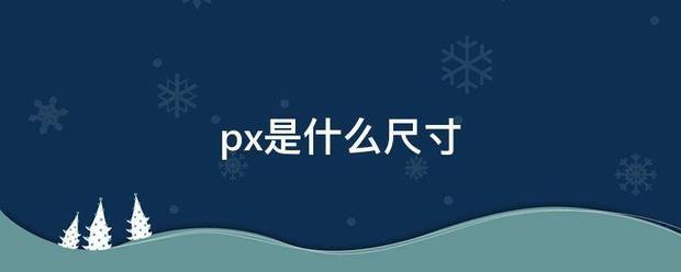 px是什么尺寸