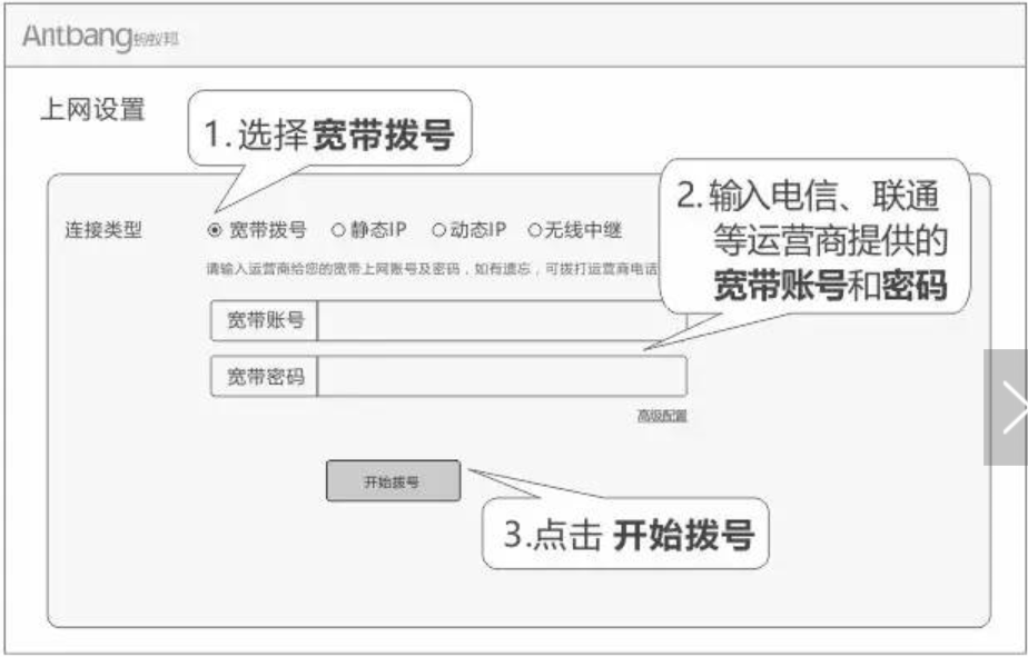 蚂蚁邦路由器怎么设置