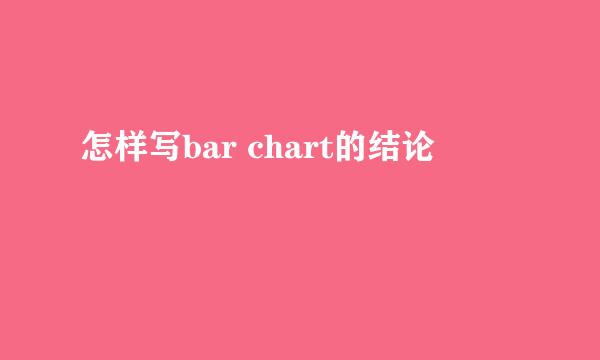 怎样写bar chart的结论